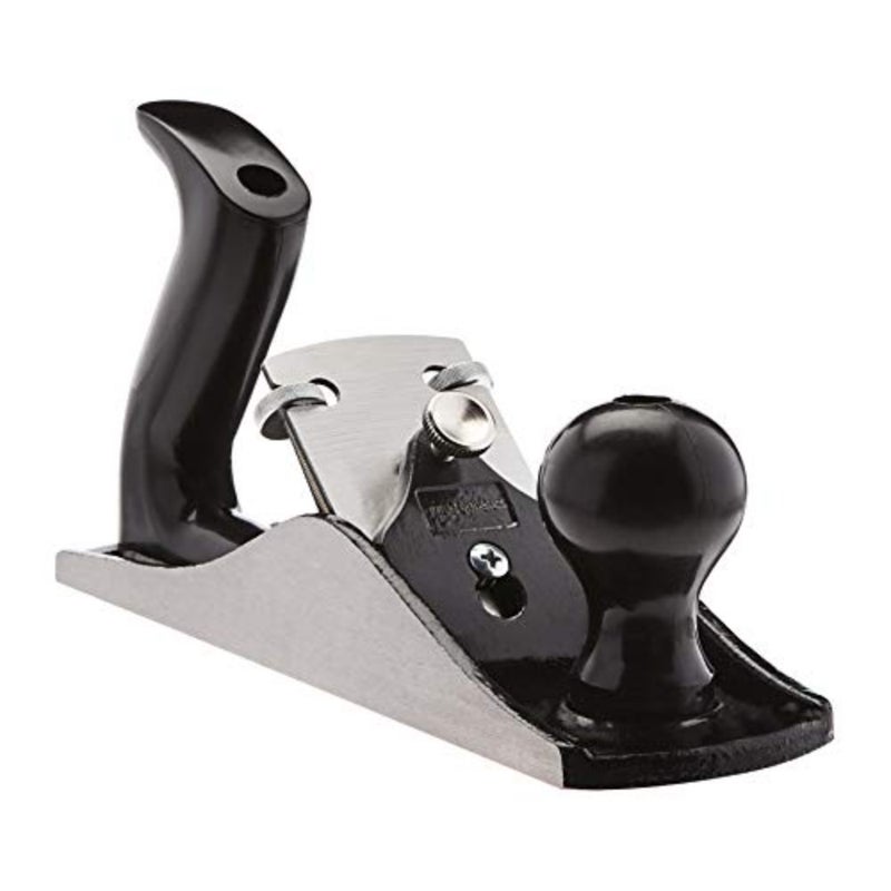 Basics No.4 Adjustable Bench Hand Plane, 2‑Inch 51 mm Blade, Cast‑Iron Body, Adjustable Mouth and Depth Gauge, Smooth Planing for Woodwork and Carpentry Grey/Black - Image 1