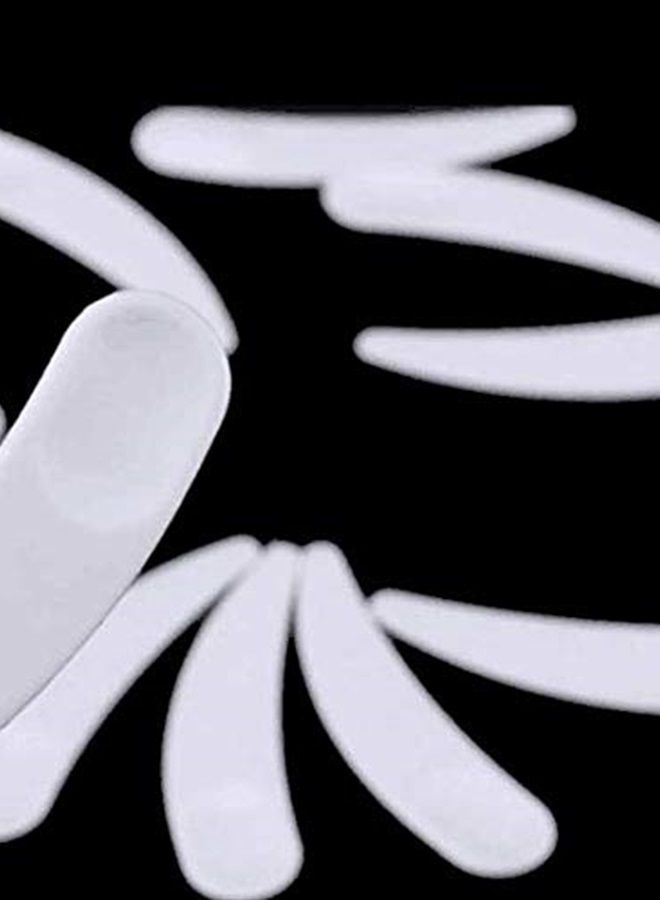 DNHCLL 100PCS Disposable Mini Curved Cosmetic Spatula Scoop Makeup Mask Spatula Plastic Spoon,Small Makeup Scoop for Mixing and Sampling. - Image 2