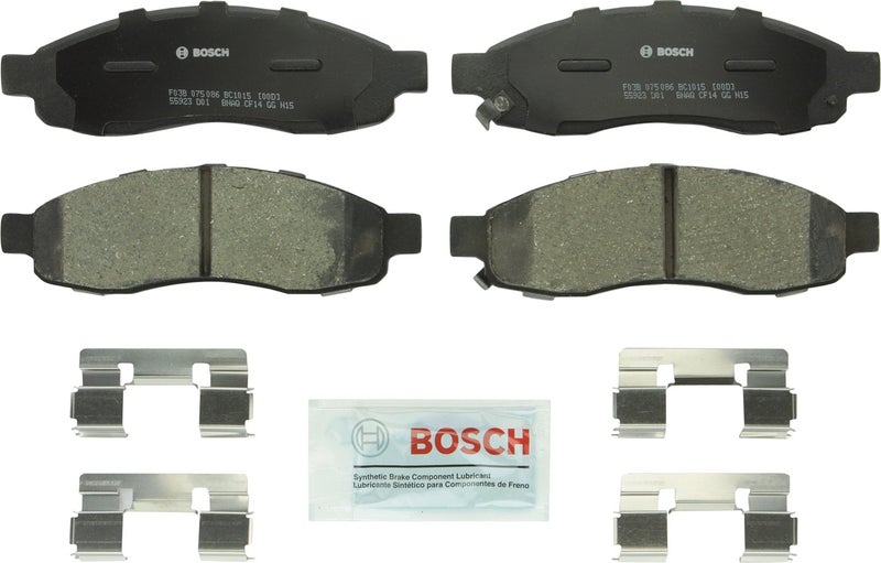BOSCH BC1015 QuietCast Premium Ceramic Disc Brake Pad Set - Compatible With Select Infiniti QX56; Nissan Armada, Pathfinder Armada, Titan; FRONT - Image 2