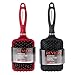 Revlon Straight & Smooth, Soft Touch Paddle Hair Brush Set, 2 pc. (Black and Red) - Image 2