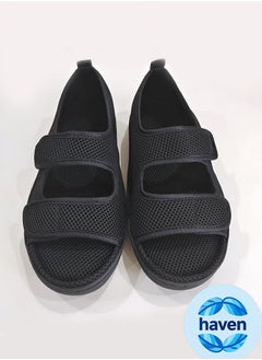 Diabetic Shoes，Orthopedic Diabetic Walking Shoes，Extra Wide Width Open Toe Sandals，Adjustable Arthritis Edema Slippers for Elderly（41-42size）