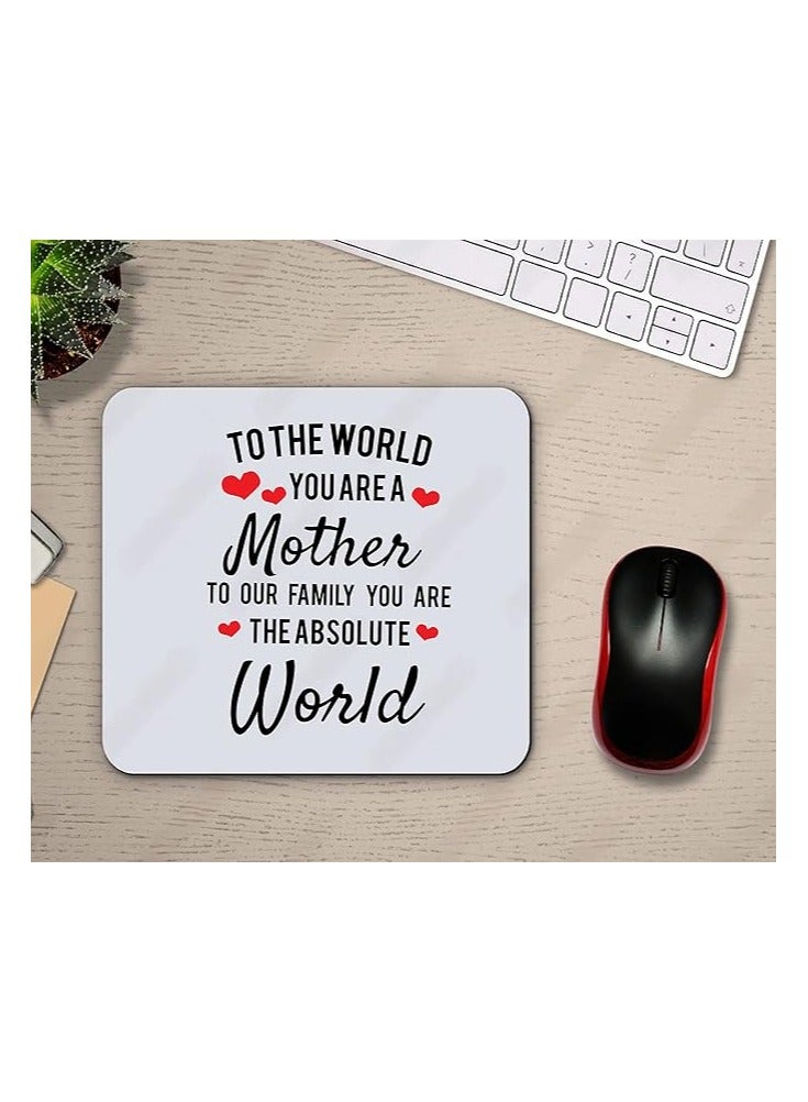 PRINTSHOP4ME Mousepad Gift For Mother's Day And Women|Our Mousepad Is A Great Gift Idea For Moms,Grandmothers,Wives,Sisters|Printed Mouse Pad|Non-Slip Base Mouse Pad. - Image 1
