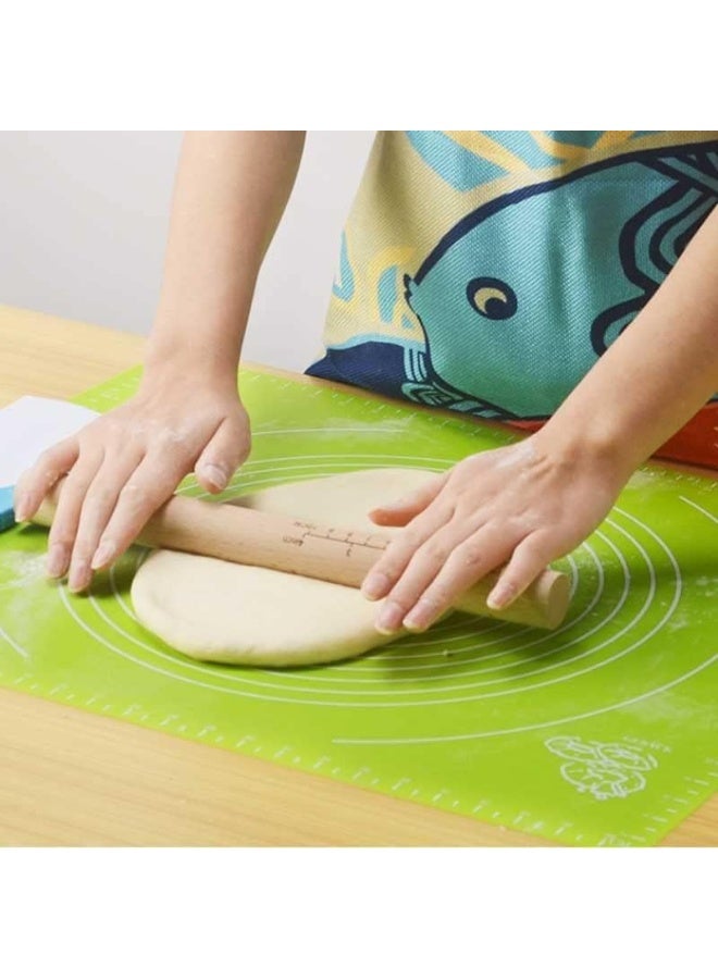 Silicone Baking Mat For Pastry Rolling With Measurements, Liner Heat Resistance Table Placemat Pad Pastry Board, Reusable Non-Stick Silicone Baking Mat For Housewife, Cooking Enthusiasts - Image 2