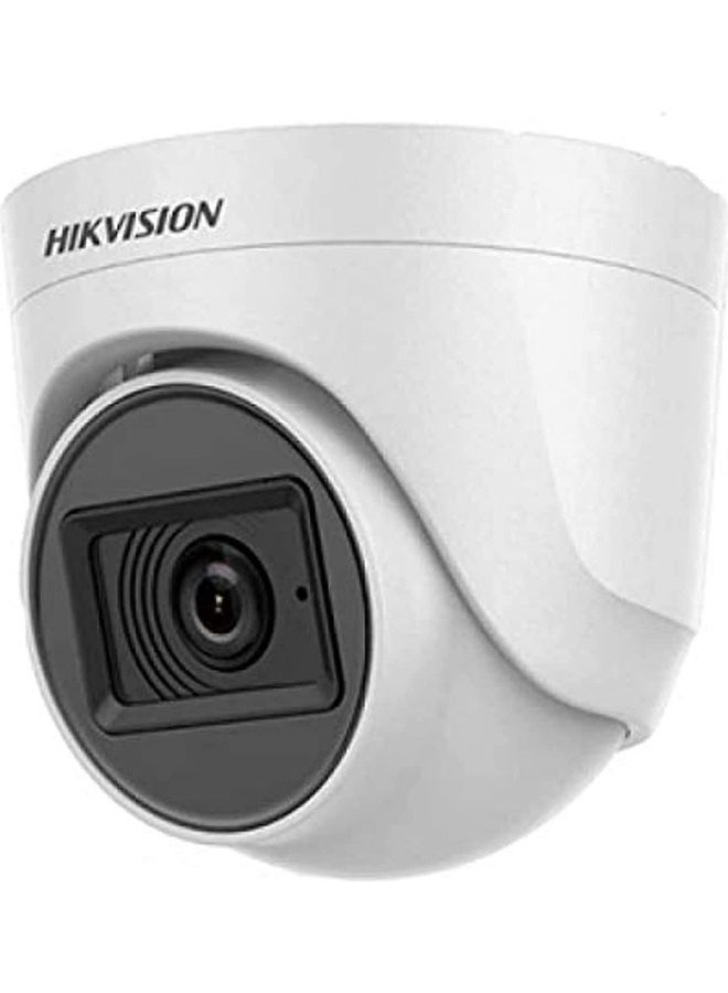 HIKVISION 2 MP Indoor Fixed Turret Camera, 2.8mm Fixed Lens, Smart IR, Up to 20 m IR distance, 4 Signals Switchable, Digital WDR, ICR Day / Night, White | DS-2CE76D0T-EXIPF - Image 1