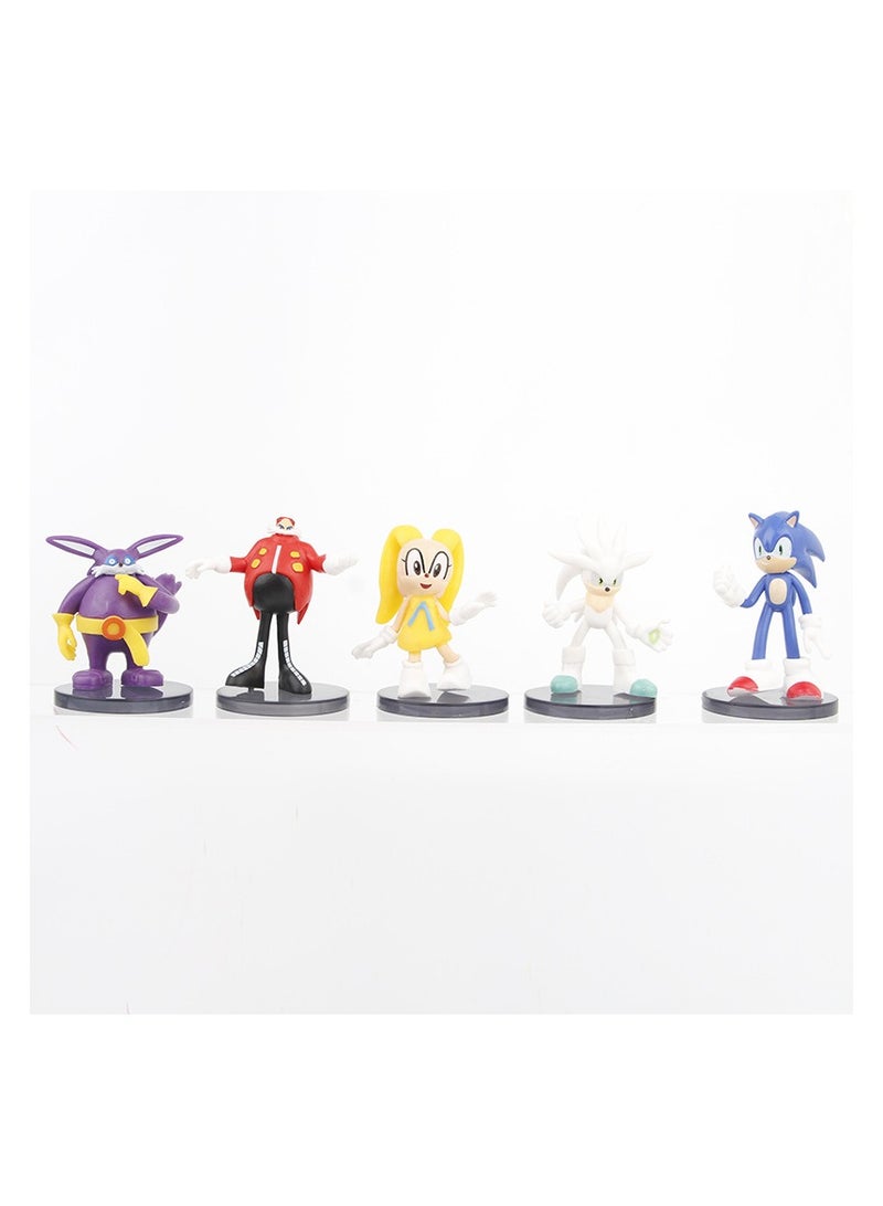 15 Sonic figurines, Flying Mouse figurines, Sound Mouse ornaments, Toy cakes, Decorations, Doll machines, Doll figurines - Image 3