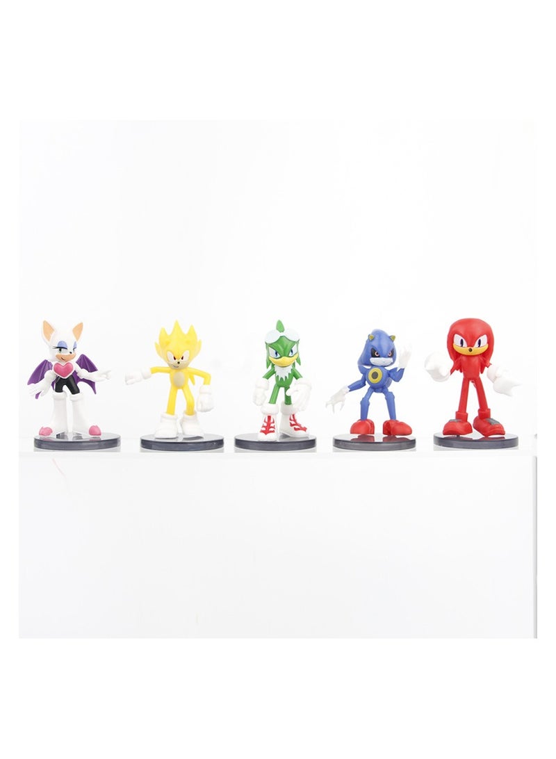 15 Sonic figurines, Flying Mouse figurines, Sound Mouse ornaments, Toy cakes, Decorations, Doll machines, Doll figurines - Image 2