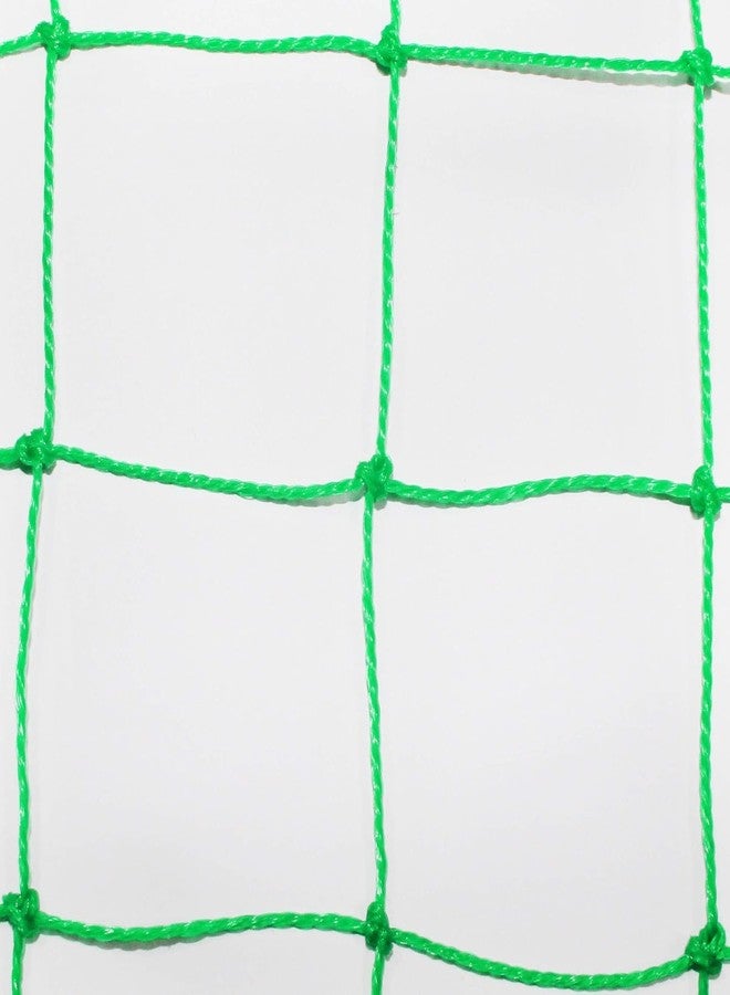 Korbax Practice Cricket Net | Heavy-Duty Nylon Cricket Training Net | UV Resistant & Weatherproof | Ideal for Outdoor Use in Grounds, Academies & Backyards (1mm, 80x10 Green) - Image 4
