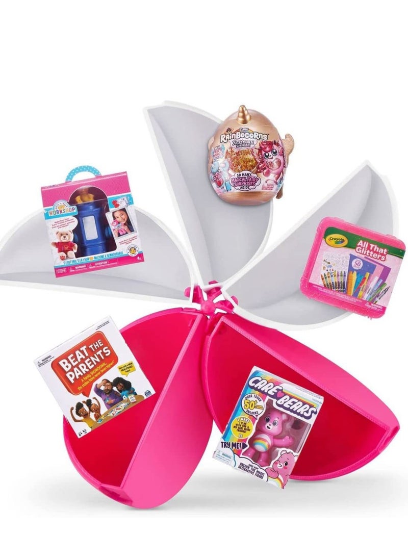 5 Surprise 5 Surprise Toy Mini Brands，1 Collector's kit ，Real miniature toys by Zuru, Five times surprise ball, Mini blind box ball  - Image 3