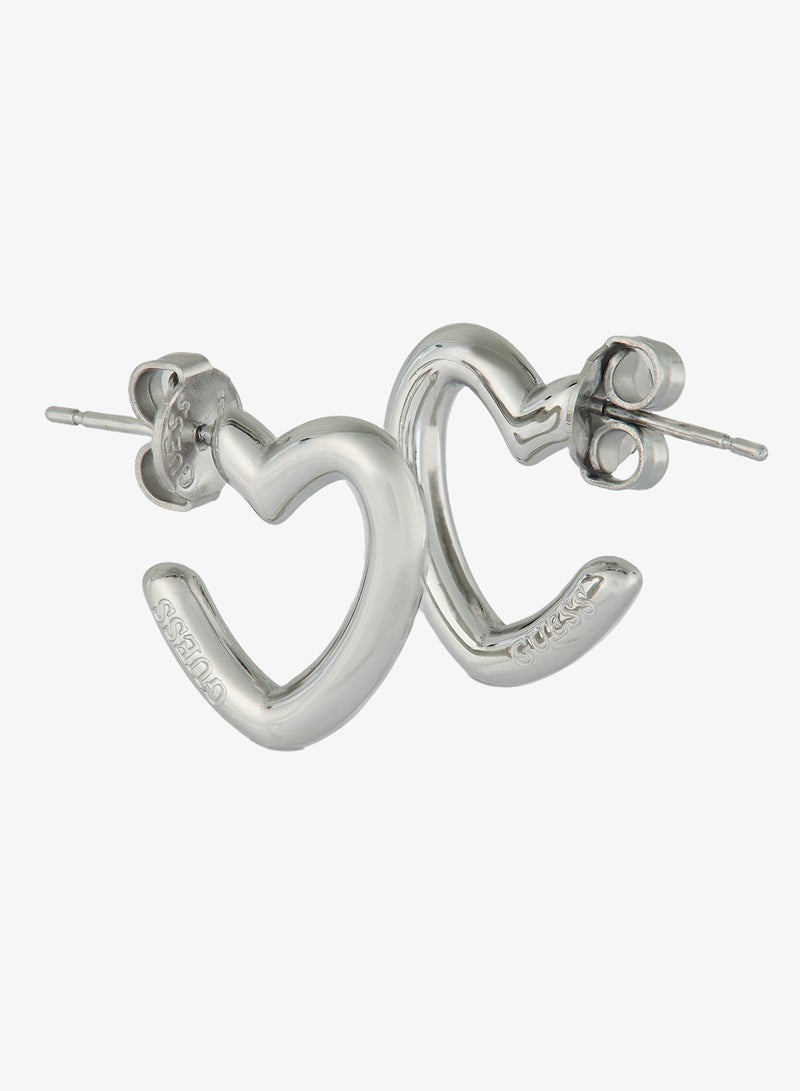 جس أقراط أيقونية بدون شعار - Image 2