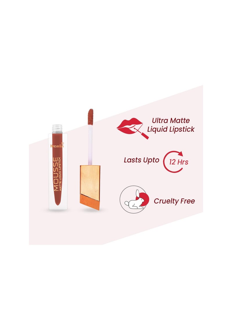 كرملين كريملين موس موس أحمر شفاه غير لامع يدوم طويلاً للنساء - Image 3