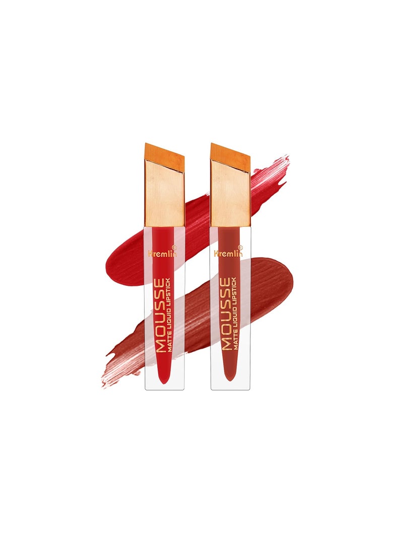 كرملين كريملين موس موس أحمر شفاه غير لامع يدوم طويلاً للنساء - Image 1