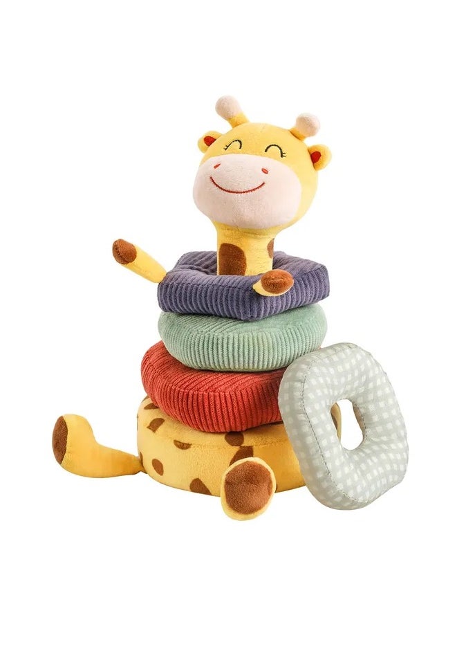 TUMAMA KIDS Tumama Plush Giraffe Soft Stacking Rings Stem Toy  - Image 1