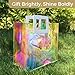 VUOJUR Holographic Gift Bag Medium Size 11x98x51 Clear Reusable Birthday Gift Bag for Women Girl Iridescent Bachelorette Wedding Christmas with Handle - Image 4