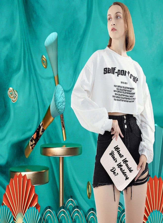 ليفلو حقائب مكياج LEVLO لمحبي النميمة المضحكة، تتضمن اقتباساً من شخصية بلير والدورف (ماذا ستفعل بلير والدورف؟). - Image 4