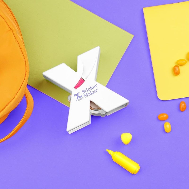 Xyron X150 Sticker Maker, Makes 1.5" Stickers, For Scrapbooking, Crafts, Cards, School Projects, Acid-Free Adhesive, Portable, Color May Vary (XRN150) - Image 5