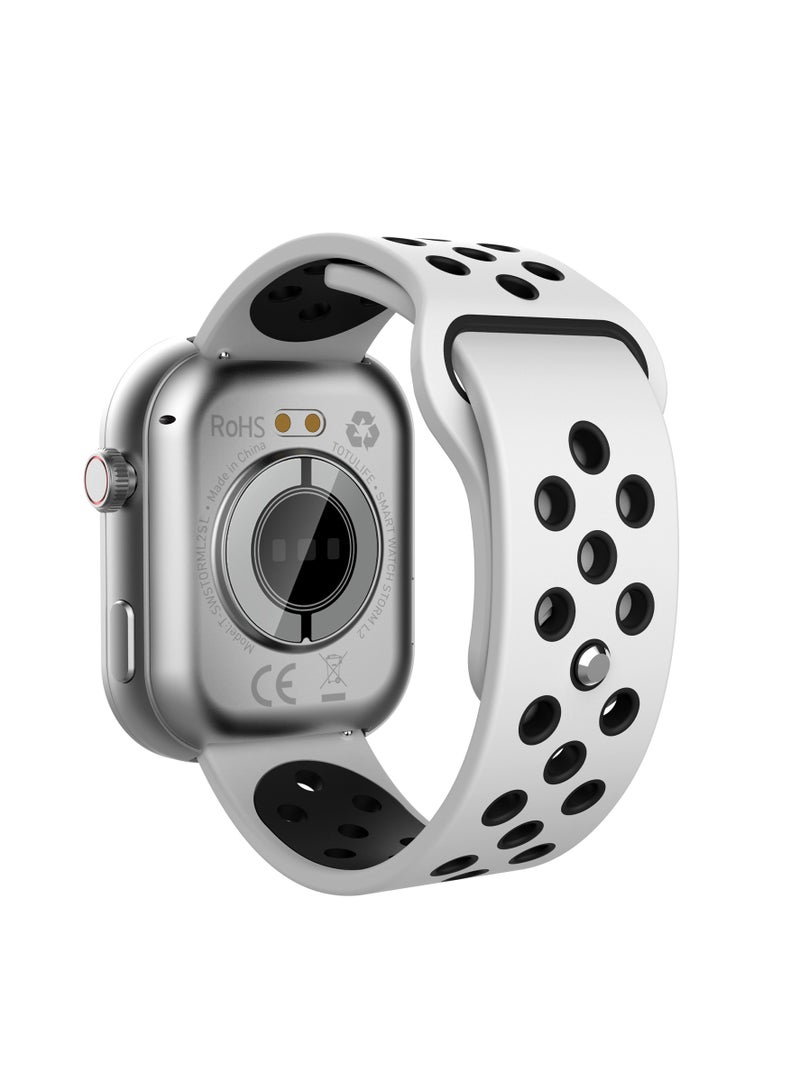 Totulife STORM L2 Bluetooth Calling Smart Watch – HD Display, IP68 Water Resistant, Voice Assistant, Health Monitoring, Multi-Sport Modes, 1x Extra Strap - Image 3