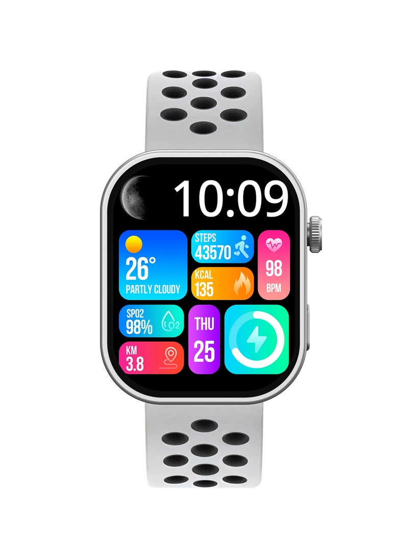 Totulife STORM L2 Bluetooth Calling Smart Watch – HD Display, IP68 Water Resistant, Voice Assistant, Health Monitoring, Multi-Sport Modes, 1x Extra Strap - Image 2