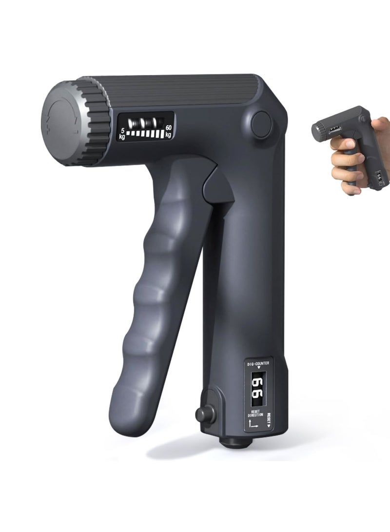 SYOSI Hand Grip Strengthener Trainer Kit with Smart Counter - Adjustable Resistance Hand Gripper 11-132 lbs - Grip Strength Trainer, Finger Stretcher, Hand Gripper, Finger Exerciser for Athletes/Man/Women - Image 1