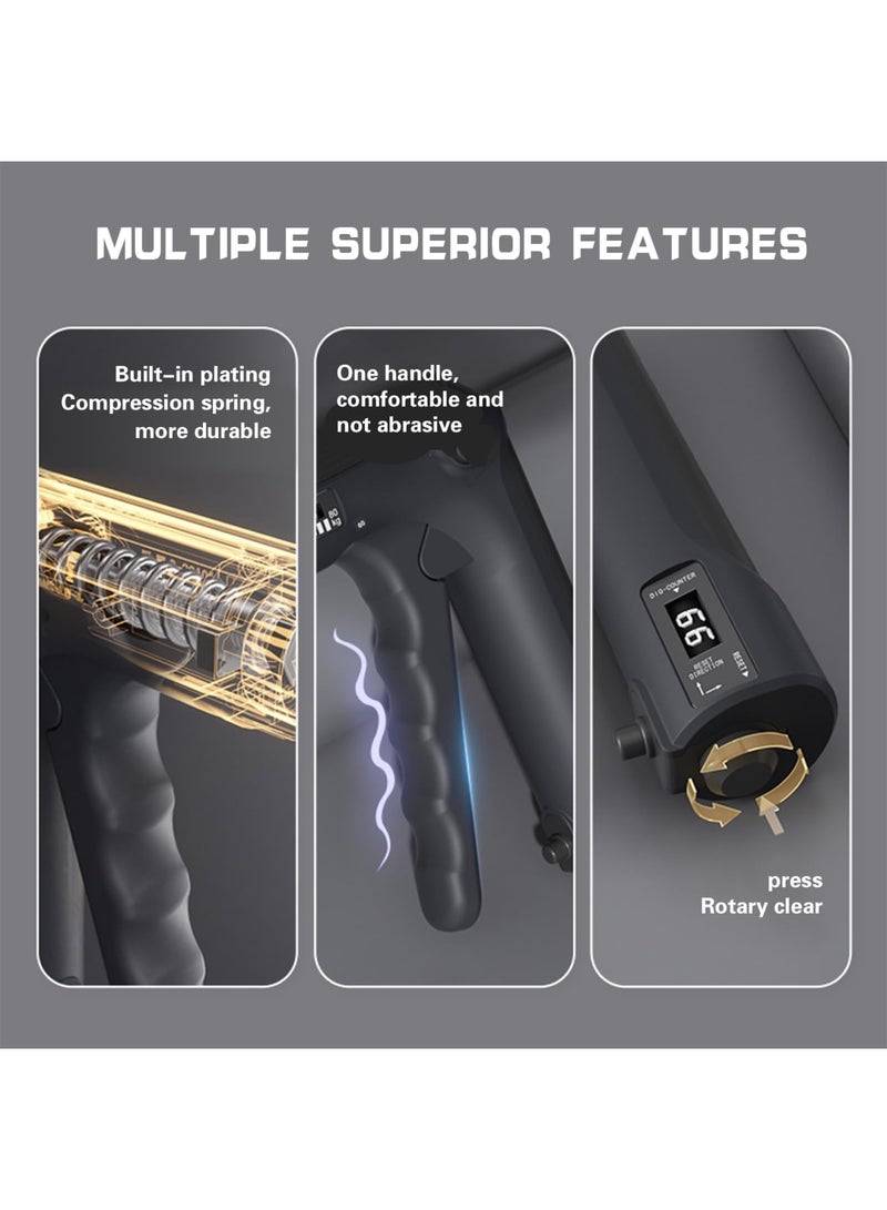 SYOSI Hand Grip Strengthener Trainer Kit with Smart Counter - Adjustable Resistance Hand Gripper 11-132 lbs - Grip Strength Trainer, Finger Stretcher, Hand Gripper, Finger Exerciser for Athletes/Man/Women - Image 3