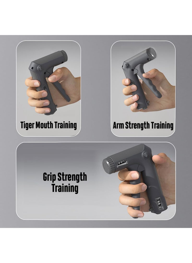 SYOSI Hand Grip Strengthener Trainer Kit with Smart Counter - Adjustable Resistance Hand Gripper 11-132 lbs - Grip Strength Trainer, Finger Stretcher, Hand Gripper, Finger Exerciser for Athletes/Man/Women - Image 5