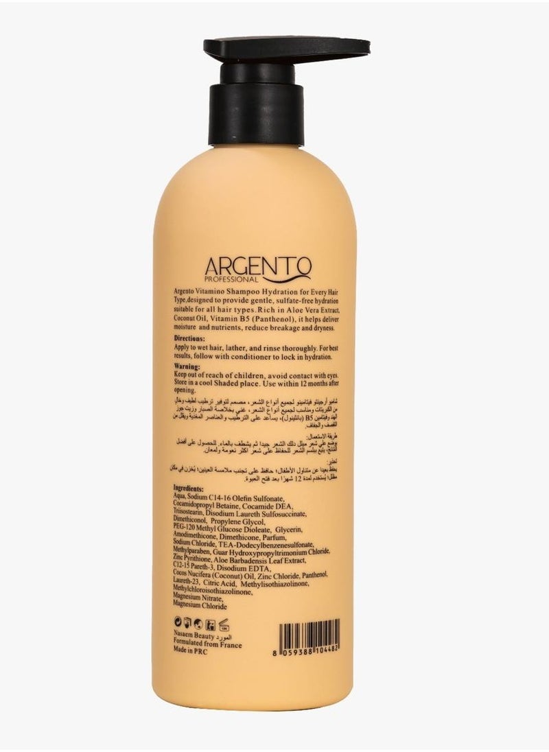ARGENTO Argento Vitamino Shampoo for All Hair Types 500ml  - Image 2