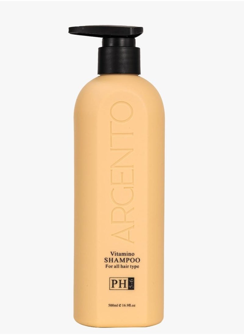 ARGENTO Argento Vitamino Shampoo for All Hair Types 500ml  - Image 1