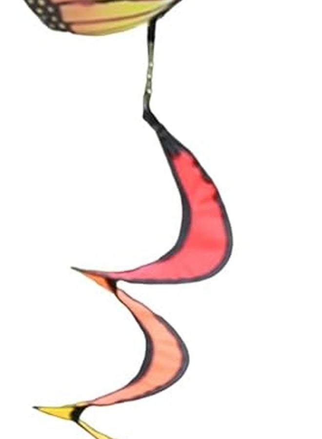 عاكس الرياح على شكل فراشة معلقة لتزيين الشرفة والحديقة الخارجية مع ترصيع دوار - Image 5