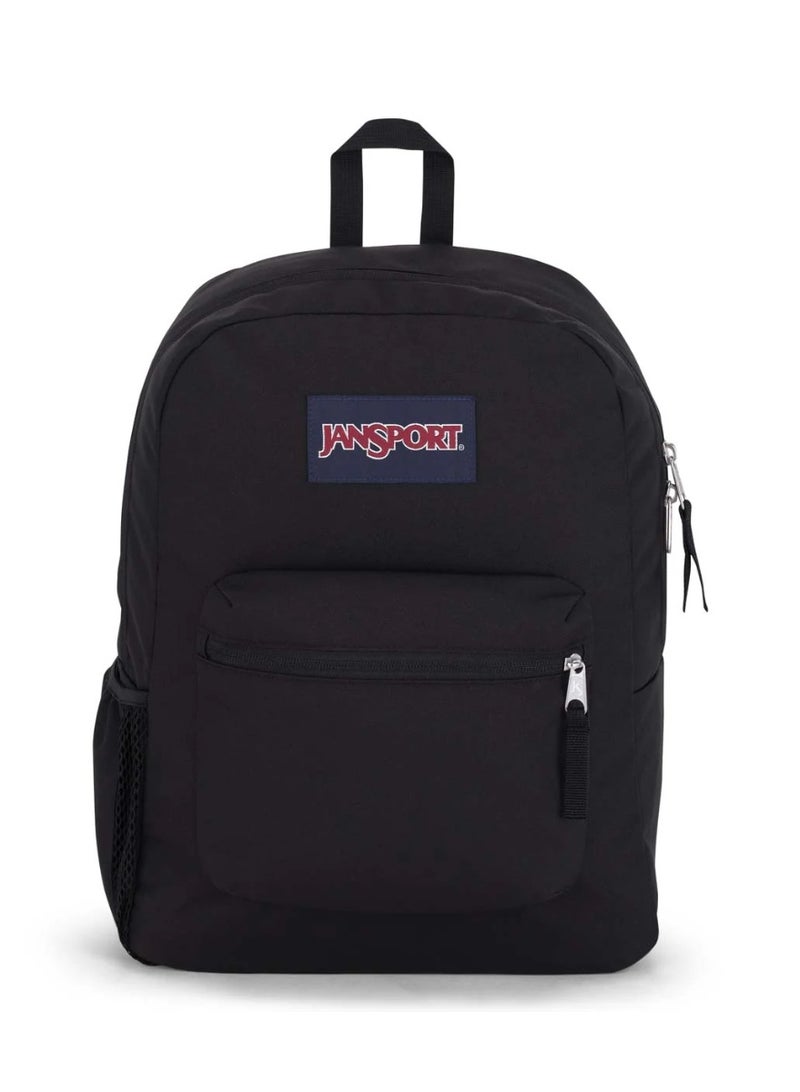 JanSport Unisex Fashion Backpack Cross Town Black - Image 1