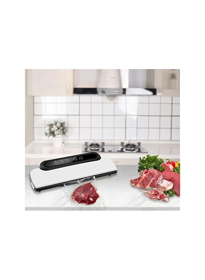Occuwzz Vacuum Sealer Machine,Sealing Machine With 10 Vacuum Sealer Bags,Dry & Moist Modes, Easy To Clean,For Meat Or Wet Food In Home Kitchen - Image 3