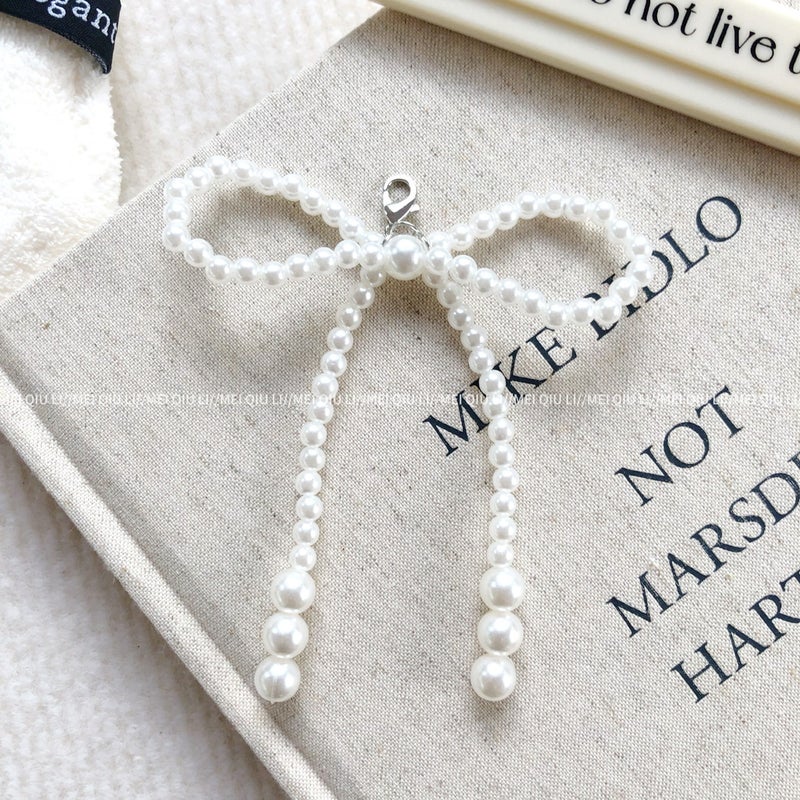 New Fashion Trend Pearl Shoes Flower Bow Tassel Shoe Buckle Hanging Ornaments Chanel Style Pendant Shoes Accessories - Image 1