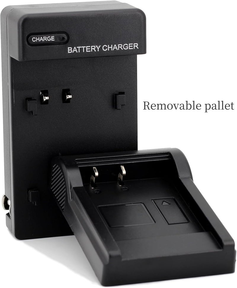 Norifon NP-FH50 Wall Charger for Sony DCR-DVD108 DCR-DVD610 DCR-DVD105 DCR-HC21 DCR-HC52 DCR-HC38 DCR-SR45 DCR-SR47 DCR-SX85 DCR-SX45 DCR-SX44 HDR-SR11 HDR-SR12 HDR-XR160 and More with Foldable Plug - Image 5