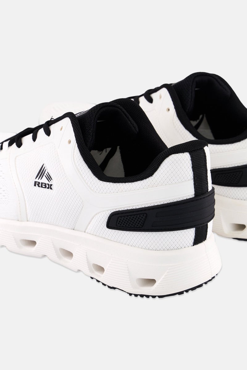 RBX Men Brand Logo Lace Up Training Shoes, White - Image 2