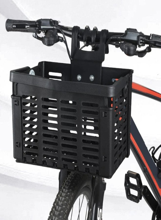 WEST BIKING Bicycle Basket Foldable Basket Cycling Carryings Pouch Luggage  Cycling Container Bike Carry Case Cycling Accessories Handlebar Foldable Pannier - Image 2