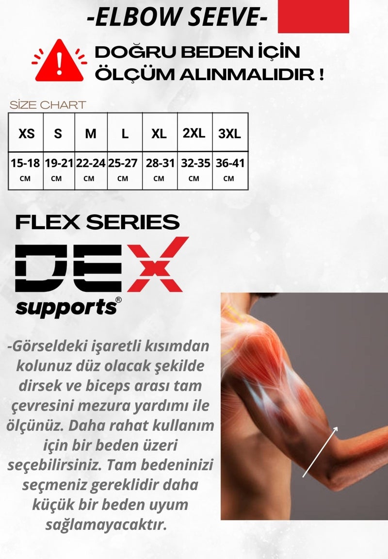 Dex Supports Fitness Sports Elbow Pad, Orthopedic Training Elbow Pad, Elbow Sleeve, Pack of 2 - Image 5