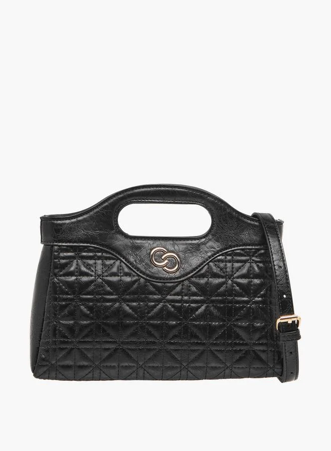Celeste Quilted Tote Bag with Detachable Strap