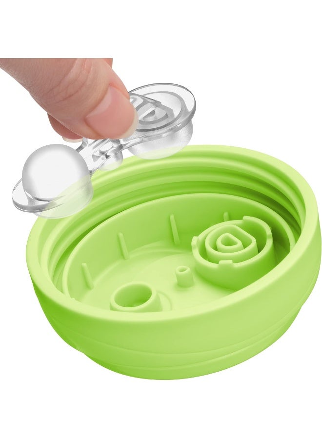 Chicco Insulated Rim Spout Trainer Spill-Free Baby Sippy Cup, 9 oz. in Green/Teal Ombre - Two Pack - Image 5