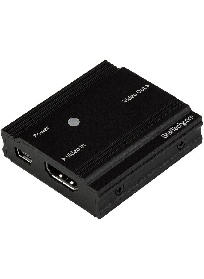 Startech.com 115 Ft. (35 M) 4K Hdmi Extender Hdmi Extender Up To 4K60 Amplifier Booster Hdmi To Hdmi Booster (Hdboost4K) Black - Image 2