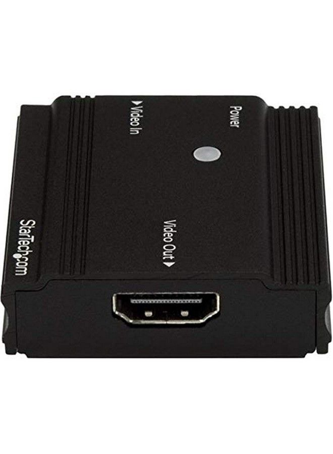 Startech.com 115 Ft. (35 M) 4K Hdmi Extender Hdmi Extender Up To 4K60 Amplifier Booster Hdmi To Hdmi Booster (Hdboost4K) Black - Image 4