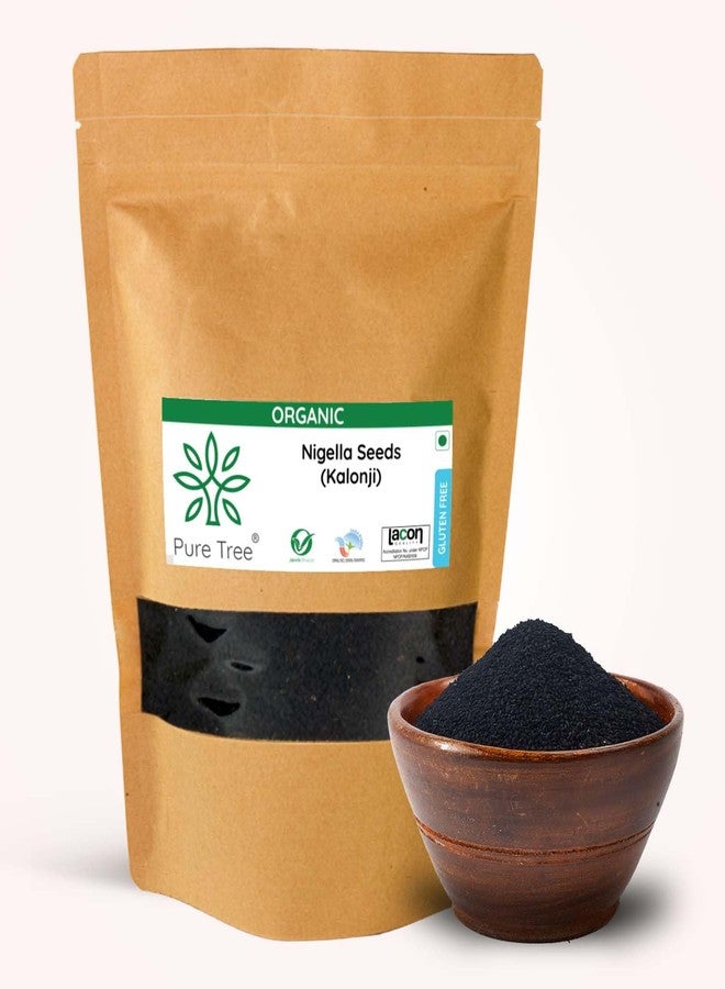 Pure Tree Certified Organic Kalonji Seeds | 100 g | Sativa Nilgella Seeds Kalonji for Hair | Kala Jeera - Image 1