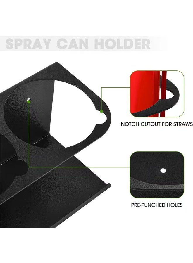 Bukela 2 Pieces Aerosol Spray Can Storage Rack – Wall Mount, for Kitchen, Bathroom - Image 2