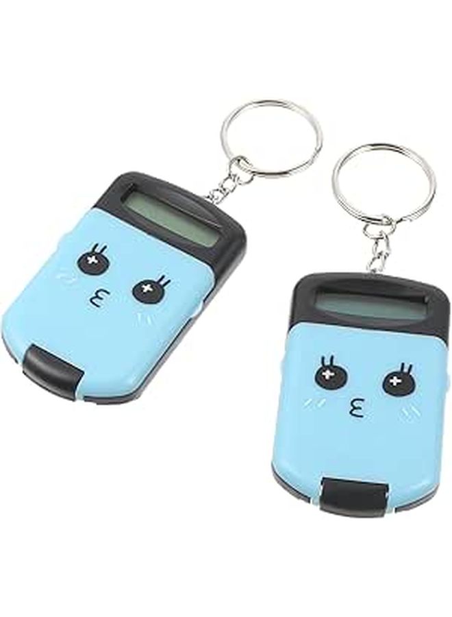 DOITOOL 2pcs Cartoon Mini Calculator Pocket Arithmetic for Students School - Image 1
