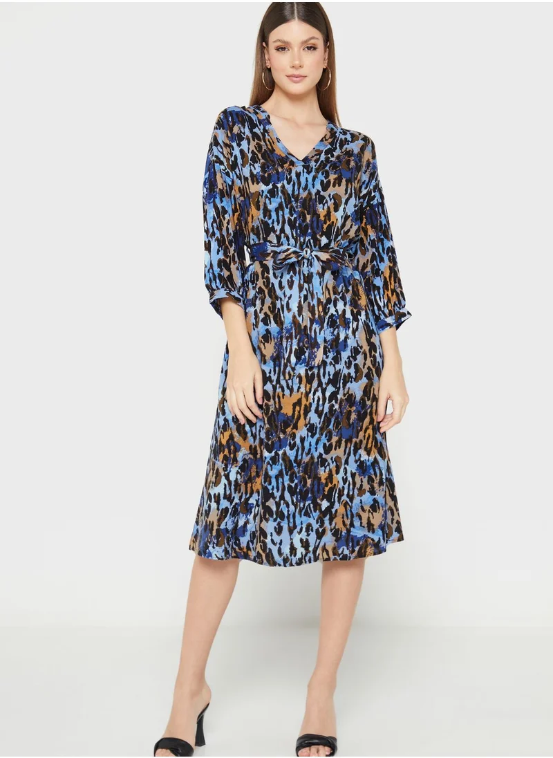 VERO MODA V-Neck Printed Dress