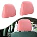 BFXM 2Pcs Car Seat Headrest Cover Car Accessories Flexible Car Headrest Covers Reusable AntiDirty Headrest Protector Universal for Cars Vans Trucks Pink - Image 2