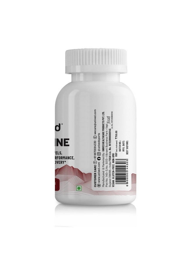 Unived L-Arginine 1300mg | Supports Heart Function, Nitric Oxide Production, and Optimal Blood Flow - 60 Vegan Capsules - Image 4