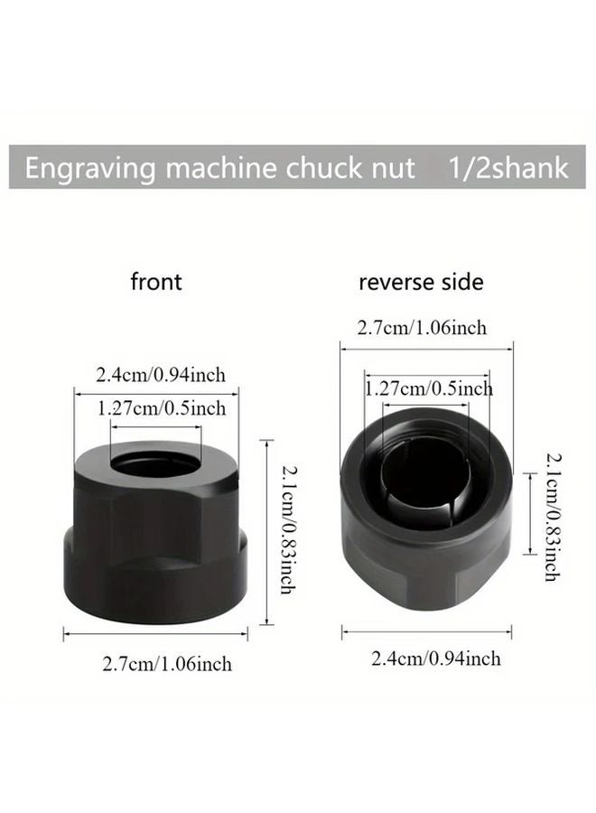 12 7mm Chuck Nut For Engraving Machine Electric Router Milling Cutter Accessory - Image 5