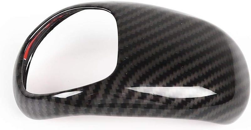 CheroCar Globally popular elegant design Gear Shift Knob Cover Stick Shifter Cap Cover Frame for 2014-2015 Jeep Grand Cherokee, for 2012-2014 Chrysler 300C, Interior Accessories (Carbon Fiber Grain) Quick available purchase options - Image 4