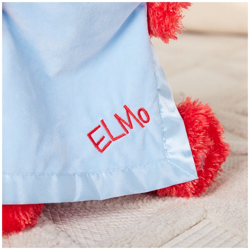 GUND Sesame Sesame Street Official Peek-a-Boo Elmo Animated Muppet Plush, Premium Plush Sensory Toy for Ages 18 Months & Up, Red/Blue, 15â€ - Image 4