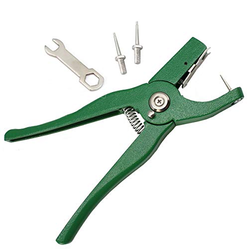 GoldPaddy Livestock Animal Ear Tagging Pliers with Spare pins and 001-100 Number Plastic Tags for Installing Pigs Cattle Sheep Ear Tags - Image 5