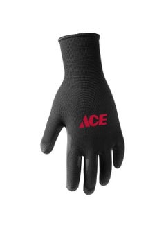 Men Polyurethane Coated Work Gloves Medium
