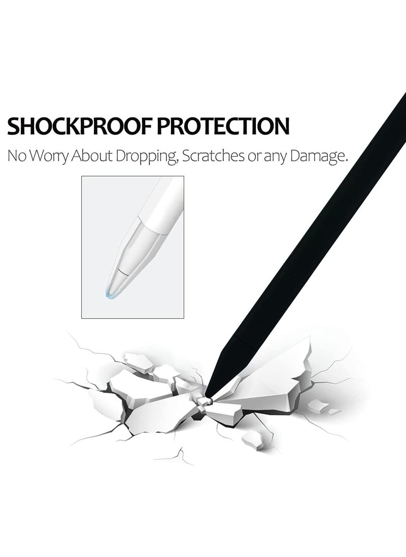 Generic - Silicone Case Sleeve Cover for Apple Pencil 2nd Generation iPad Pro 11 12.9 inch Protective Skin Holder Grip and Tip Cap Accessories - Image 1